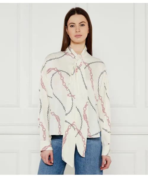 

Рубашка Regular fit Tommy Hilfiger, бежевый