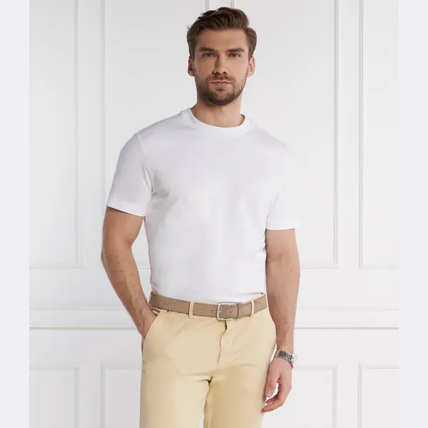 Современная футболка свободного кроя в стиле минимализма Calvin Klein, белый — фото 2
