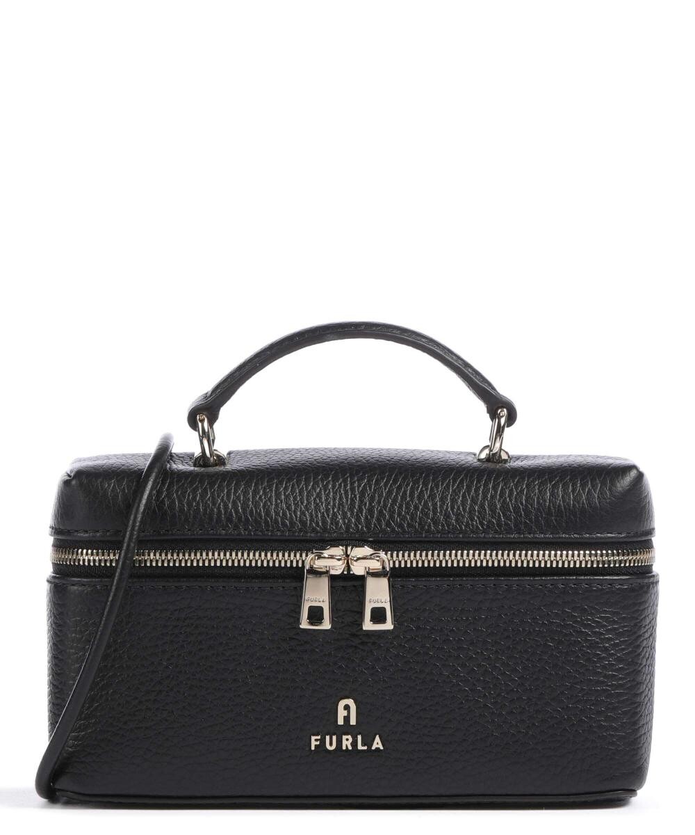 

Сумка через плечо Camelia из зерненой кожи Furla, черный
