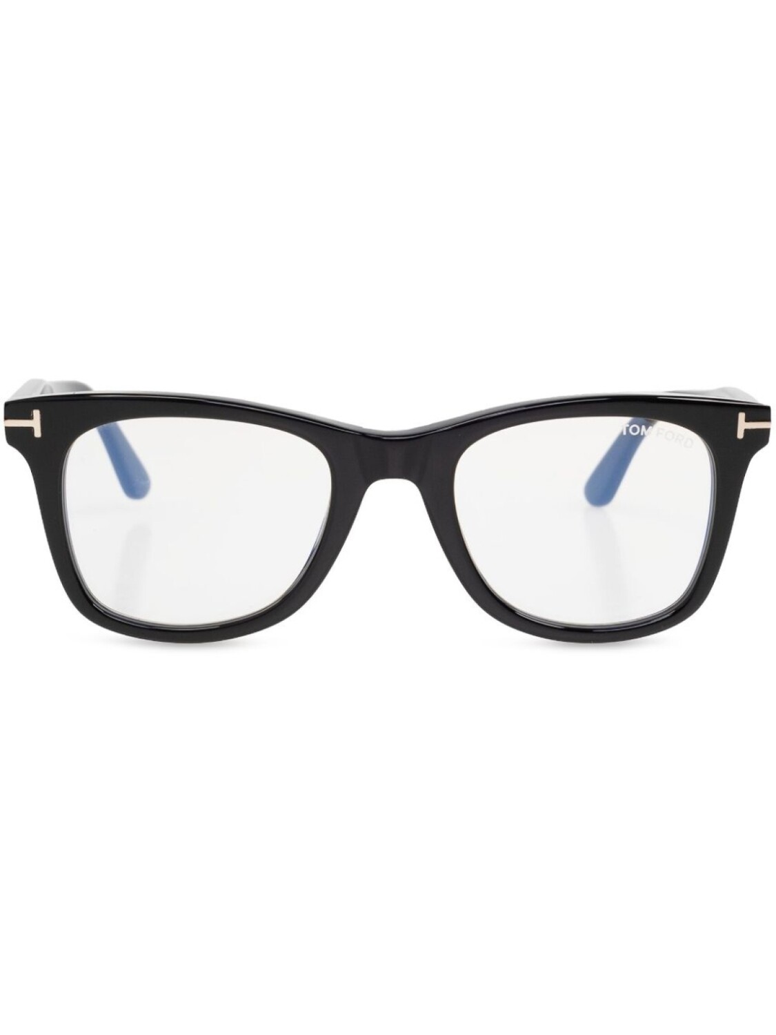 

Очки-клипоны в квадратной оправе TOM FORD Eyewear, черный