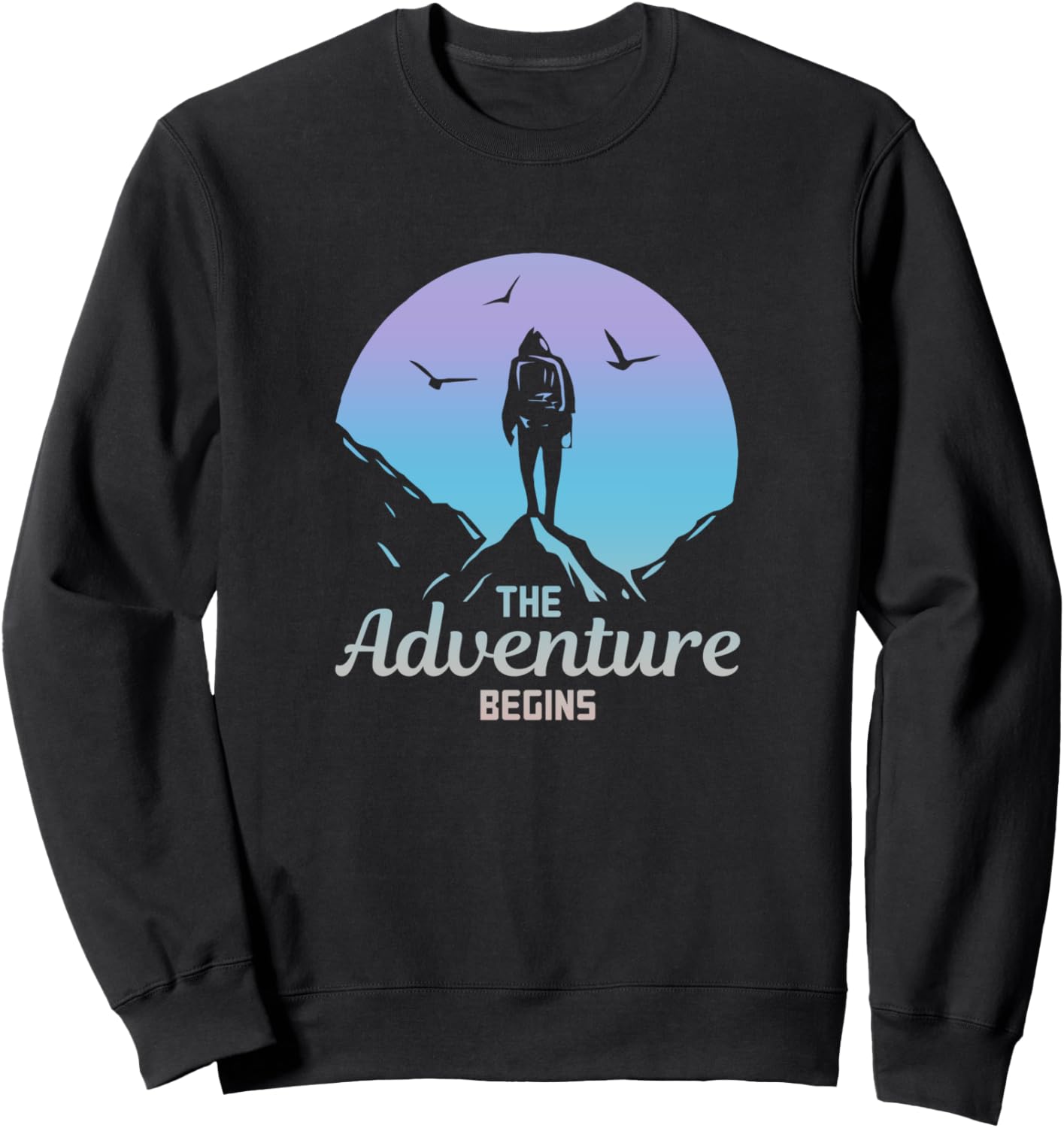 

Толстовка Hiking, Mountain Lines, Alpine Motifs, Hiking., черный