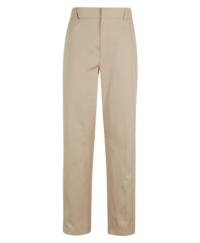 

Хлопковые брюки прямого кроя Filippa K, бежевый