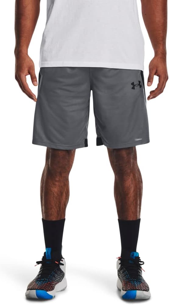 

Under Armour мужские баскетбольные шорты Baseline 10-дюймовые, (012) Pitch Gray/Black/Black