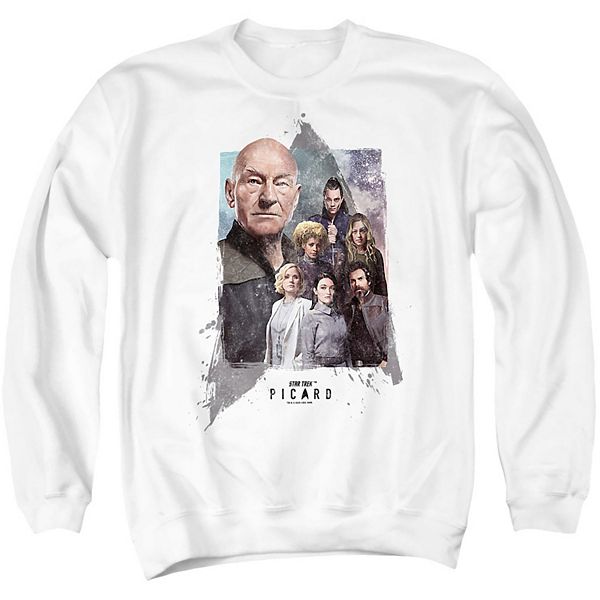 

Мужской свитшот с принтом Star Trek Picard Licensed Character