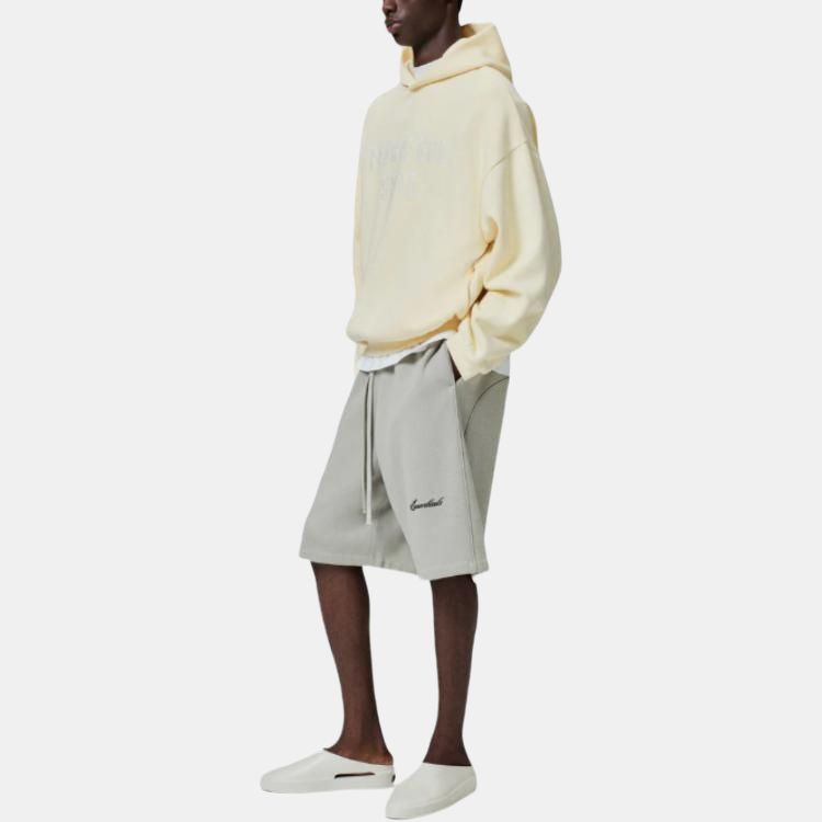 Худи с вышитым логотипом Fear Of God Essentials, garden желтый/garden желтый — фото 3
