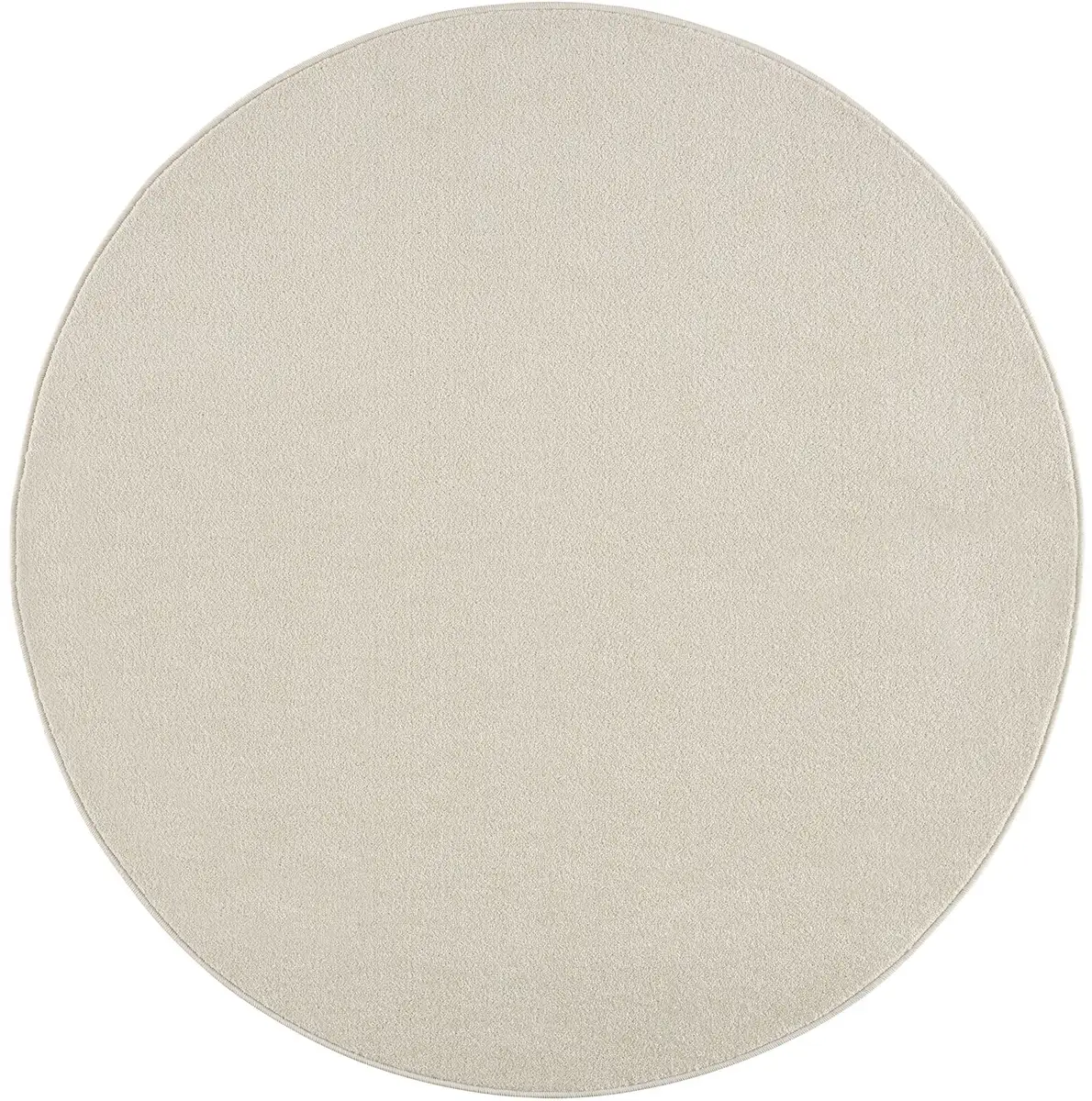 

Ковер Sanat "Uni", круглый, прочный ковер с коротким ворсом, большой выбор цветов Ø 150 см, цвет creme