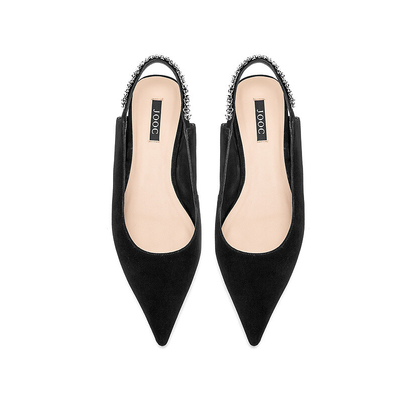 Туфли женские на высоком каблуке Jooc, цвет Classic Black [Heel height 1.5CM] — фото 3