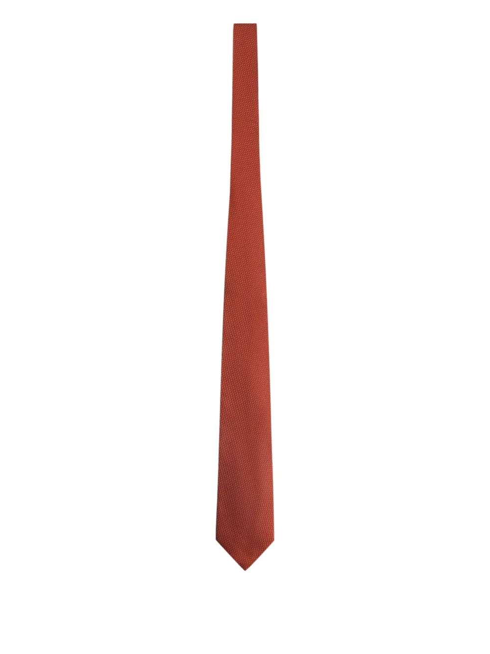 

Фактурный шелковый галстук Zegna, красный