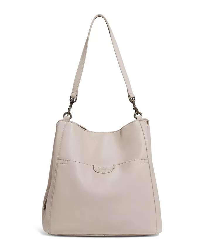 

Сумка Austin Triple Entry Bucket American Leather Co., белый