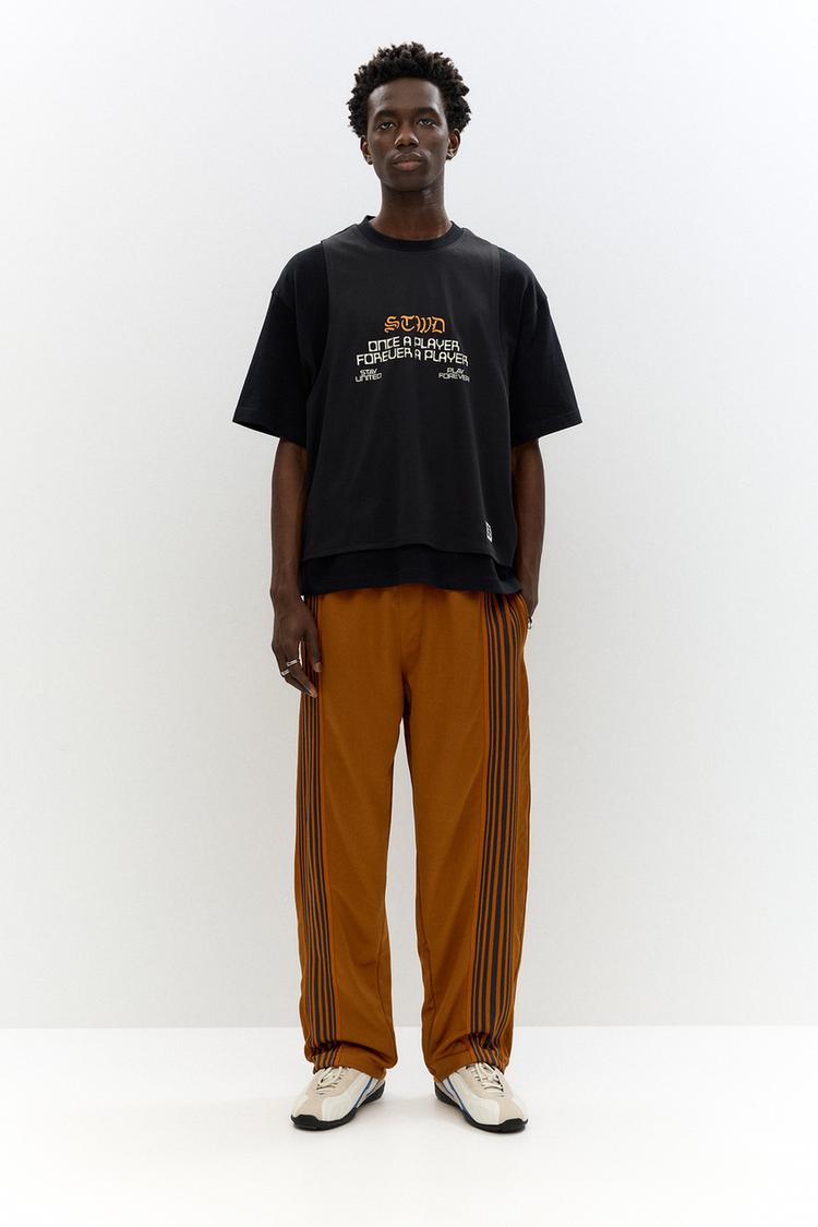 

Спортивные штаны Stwd с полосками по бокам Pull And Bear, оранжевый