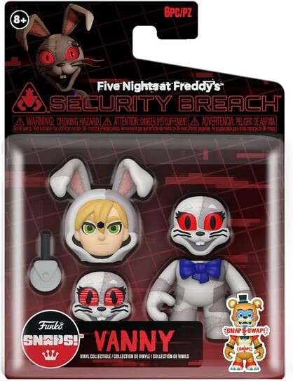 

Нарушение безопасности Вэнни Fnaf Funko снимает фигурку Five Nights At Freddy's