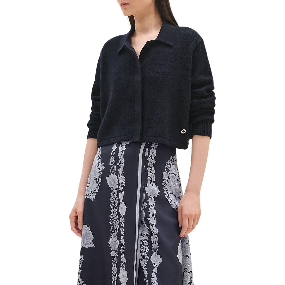 

HERMES Толстовка SS25 Cashmere женская синяя черная