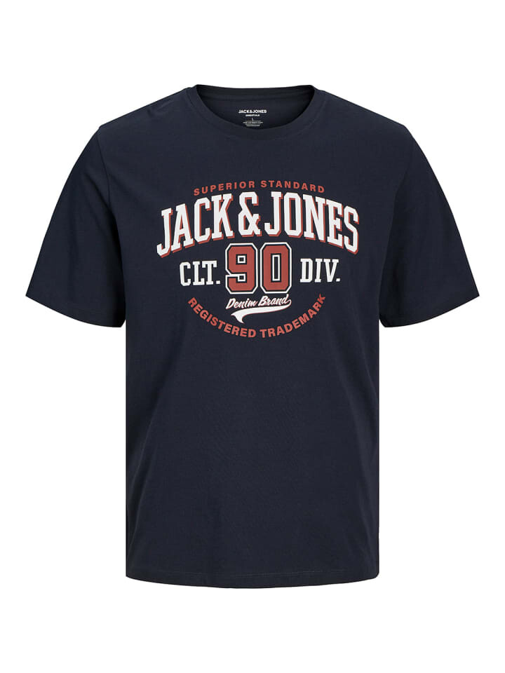 

Футболка Jack & Jones T-Shirt 'JJELOGO TEE' Marineblau