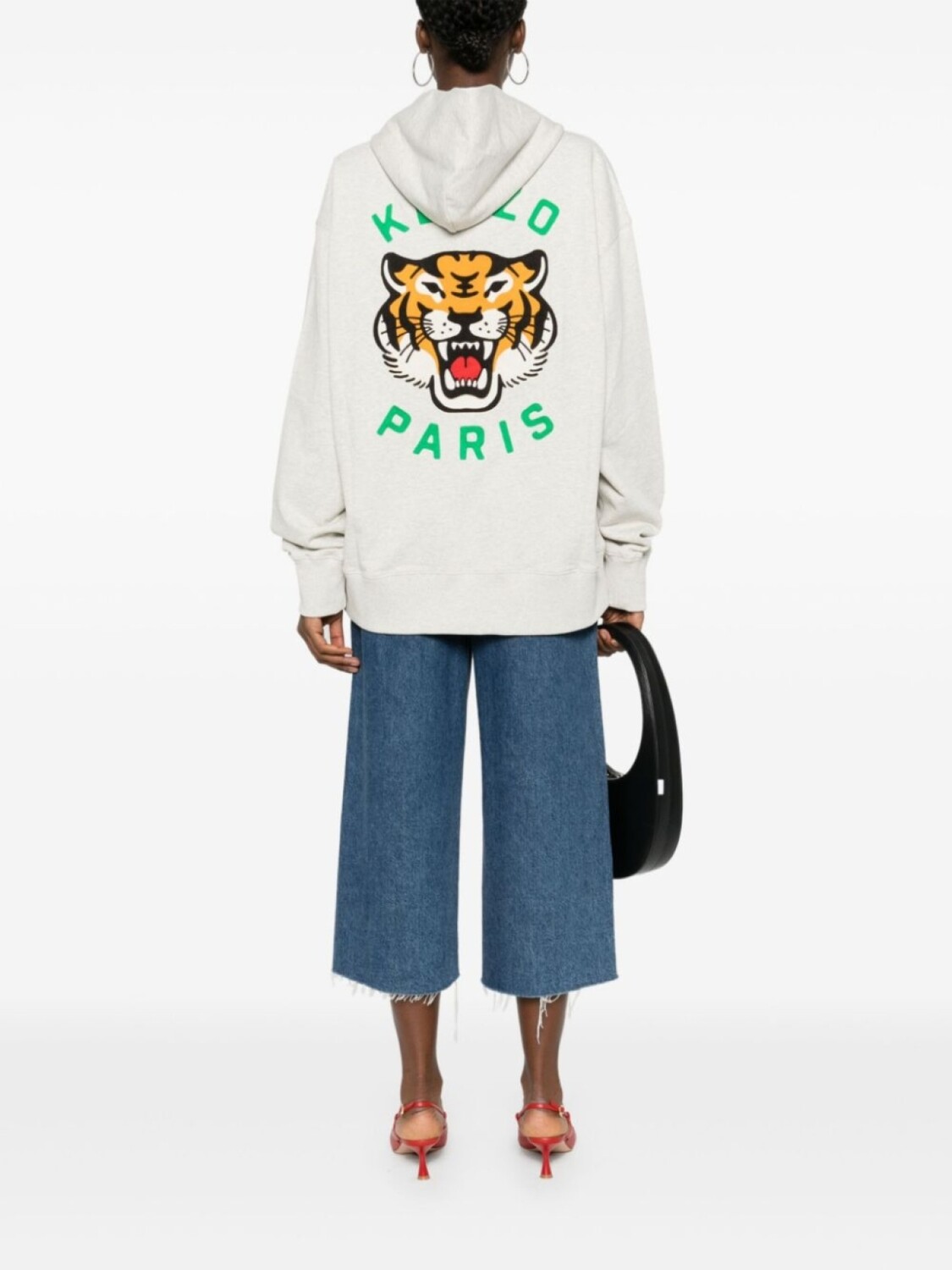 

Kenzo толстовка Lucky Tiger, серый