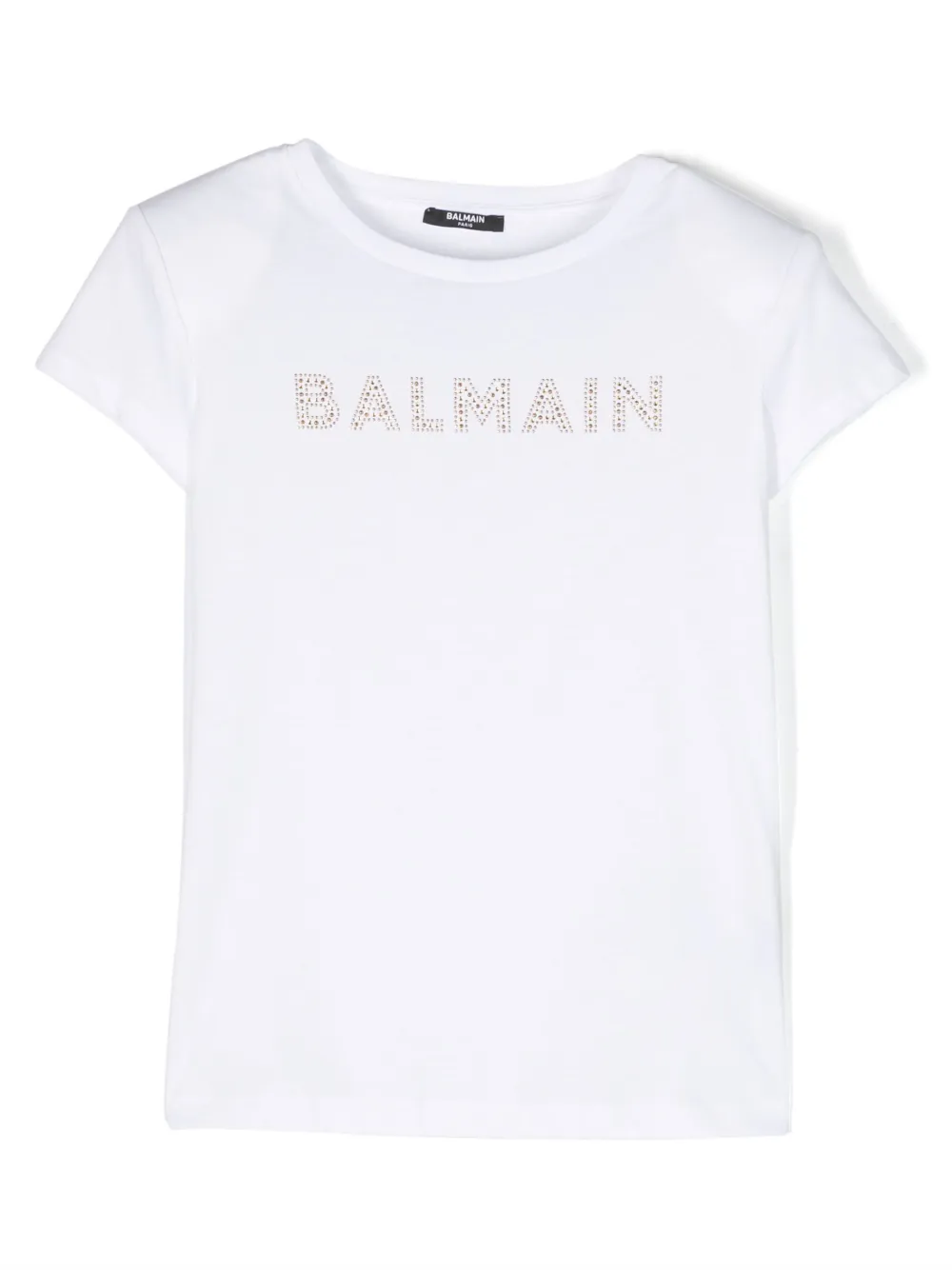 

Футболка с логотипом Balmain Kids, белый