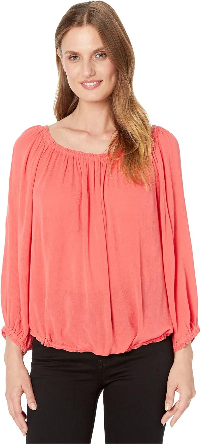 

Женский топ Tommy Hilfiger с длинными рукавами и открытыми плечами, Geranium