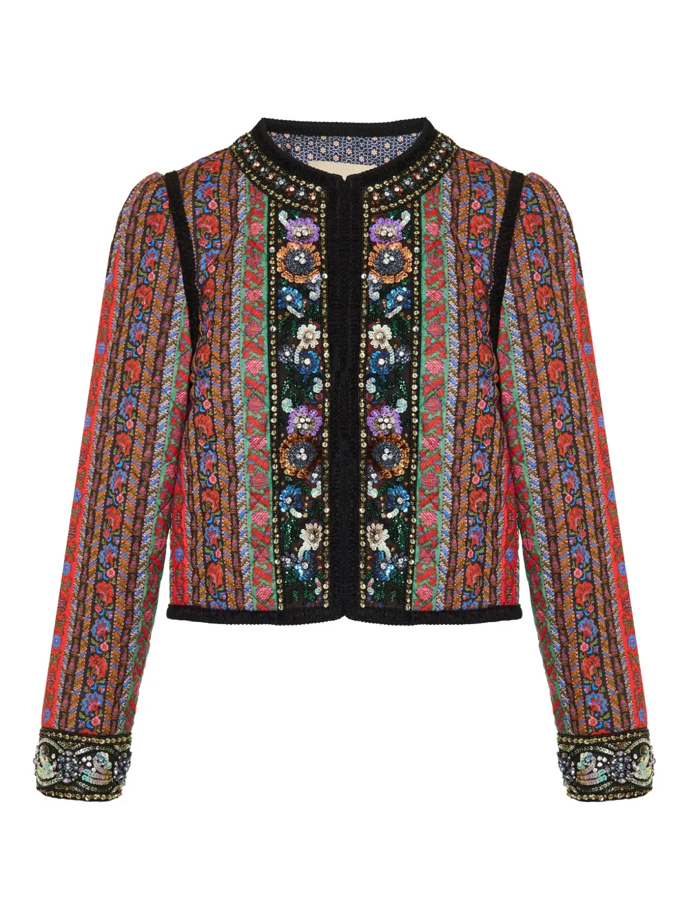 

Жакет с цветочным узором, украшенный пайетками VALENTINO GARAVANI, красный