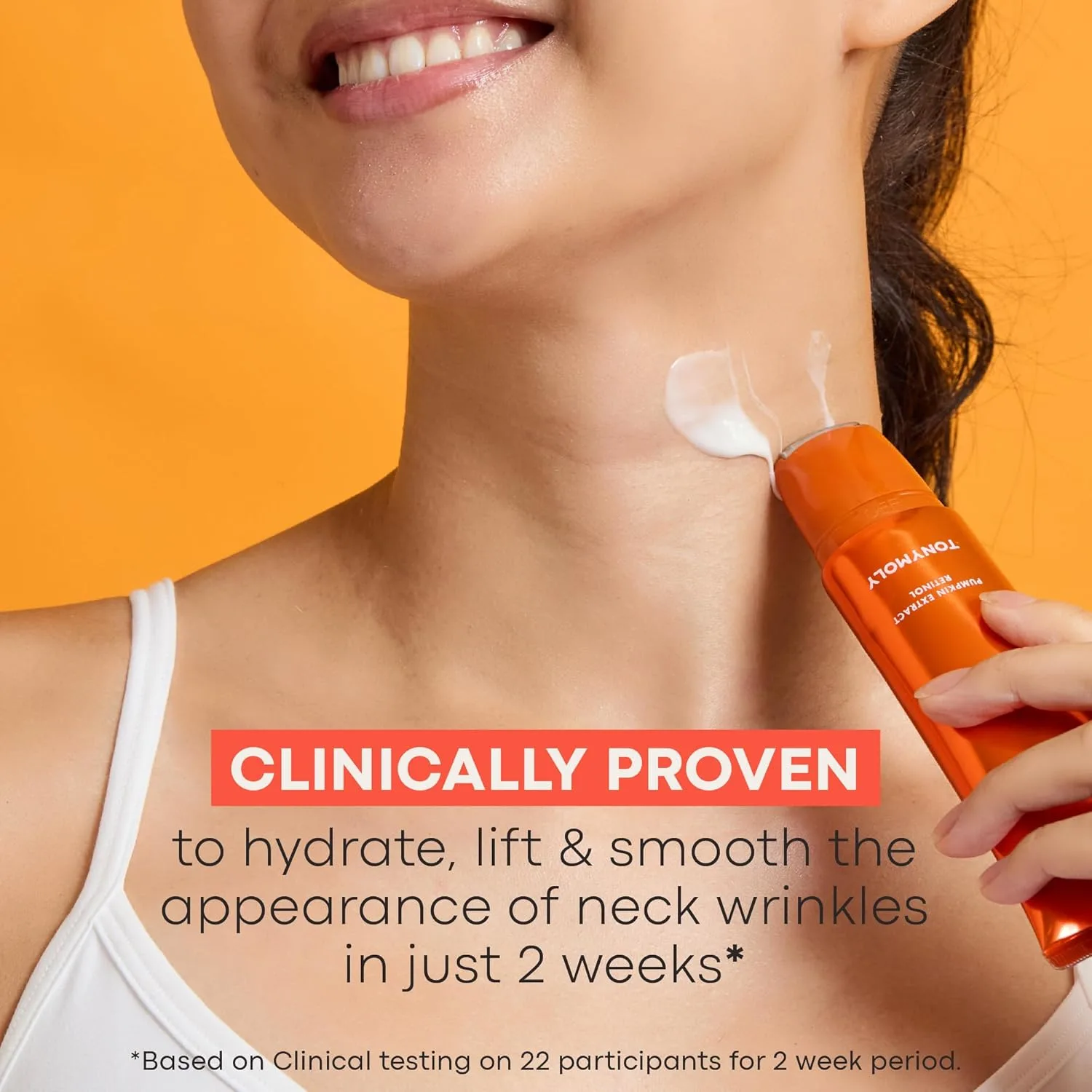 Крем для лица TONYMOLY — Plump-kin Retinol Neck Cream Roller - Антивозрастной для шеи, подтягивающий и — фото 3
