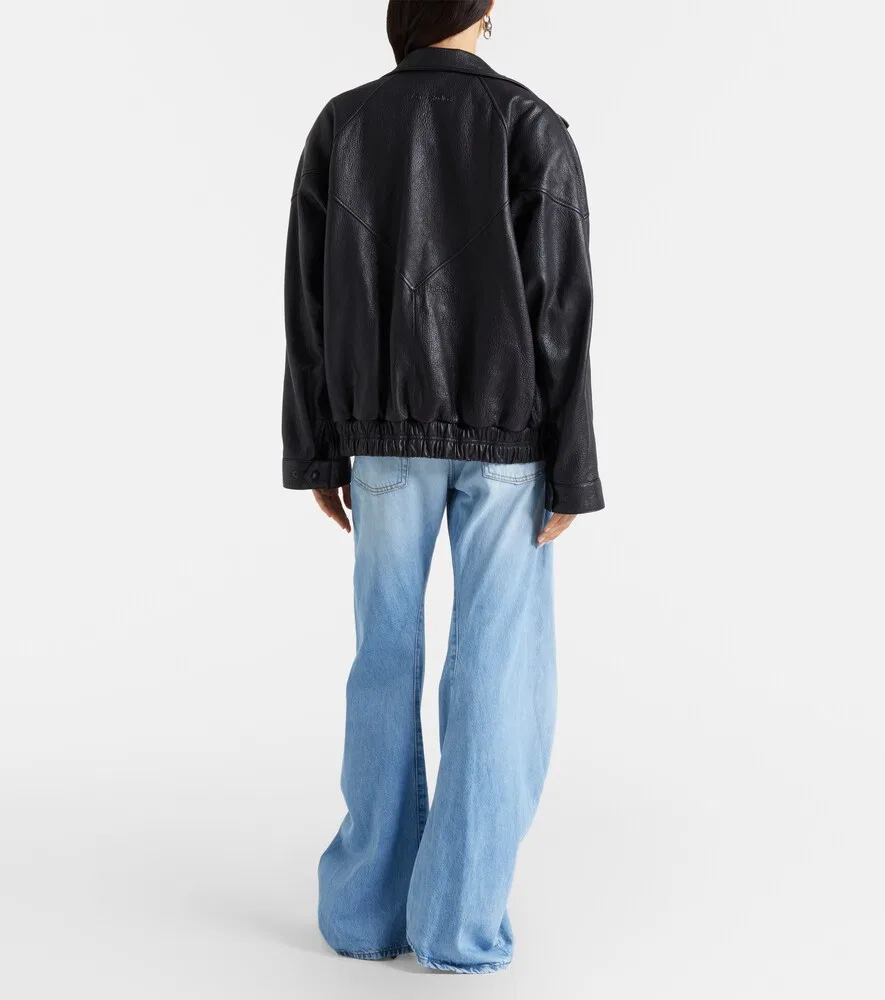 2006F рваные джинсы с широкими штанинами Acne Studios, синий — фото 3