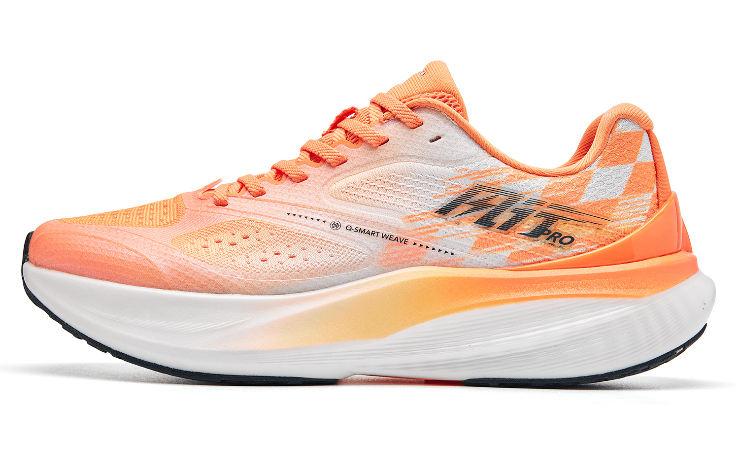 

QIAODAN Бум Про Амортизирующие противоскользящие и износостойкие низкие кроссовки для бега мужские красно-оранжевые белые - Дан Оранжевый Джордан Белый, цвет Dan Orange Jordan White