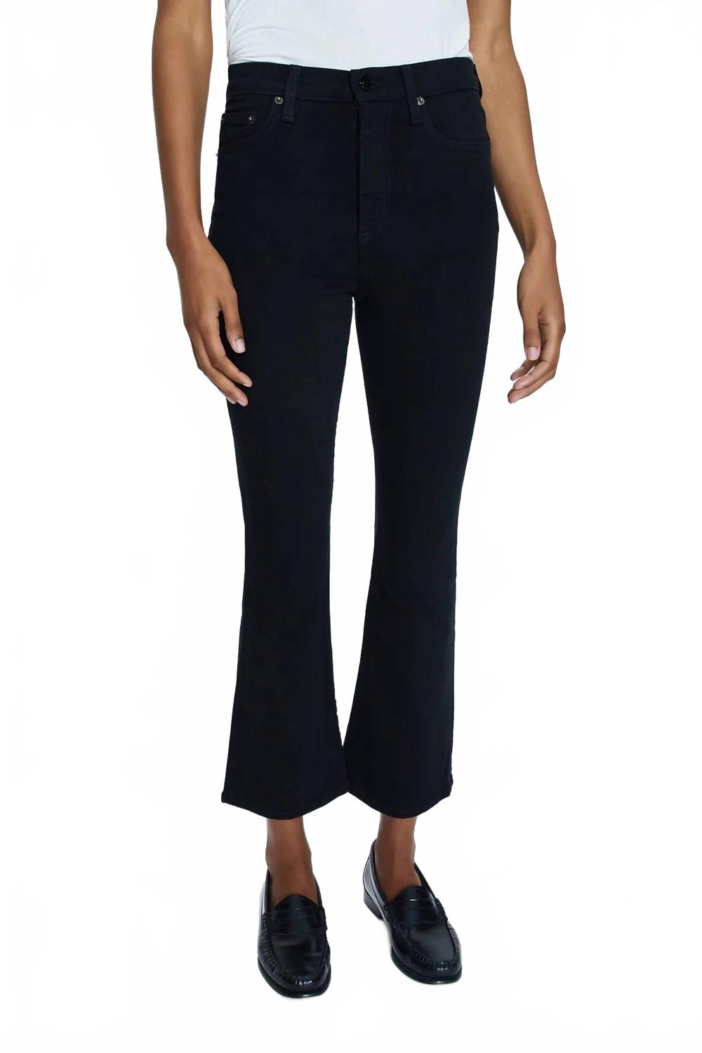 

PISTOLA Джинсы Lennon High Rise Crop Boot Jeans в черном цвете