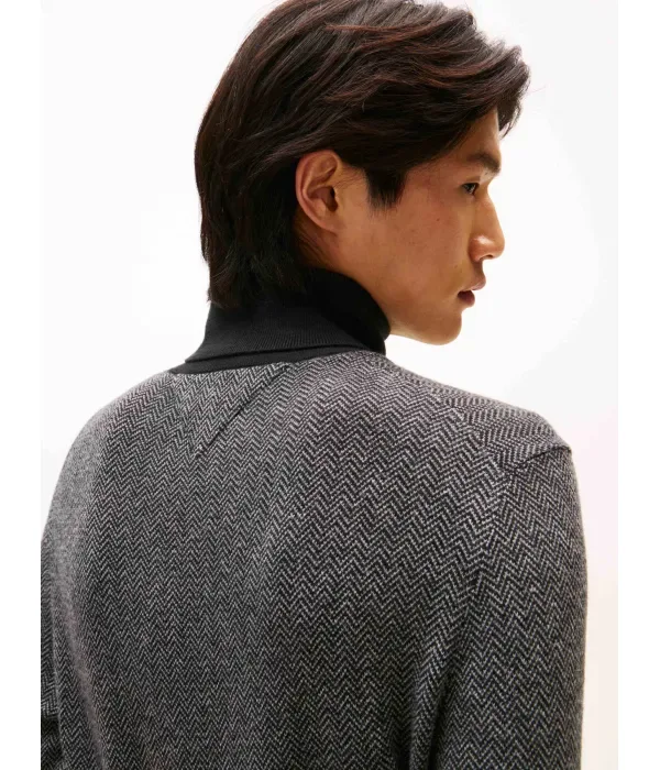 Водолазка PIMA regular fit Tommy Hilfiger, черный — фото 4