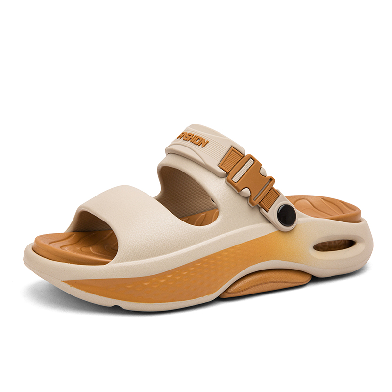

KLAOSD Скользостойкие износостойкие шлепанцы мужские хаки, цвет Khaki