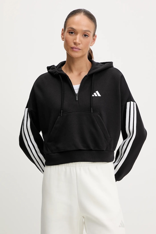 

Толстовка Essentials с тремя полосками Adidas, черный