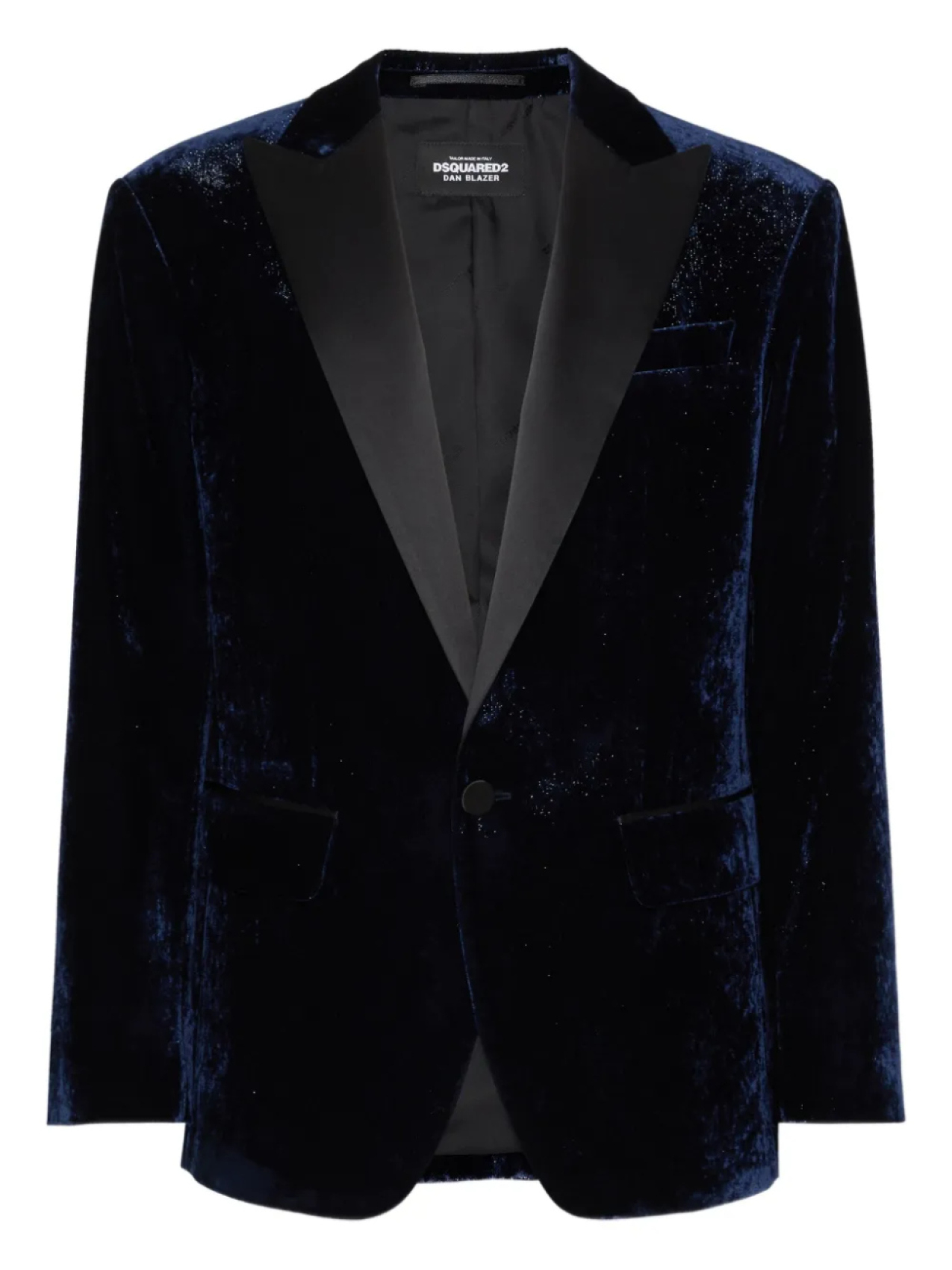 

DSQUARED2 бархатный пиджак, синий