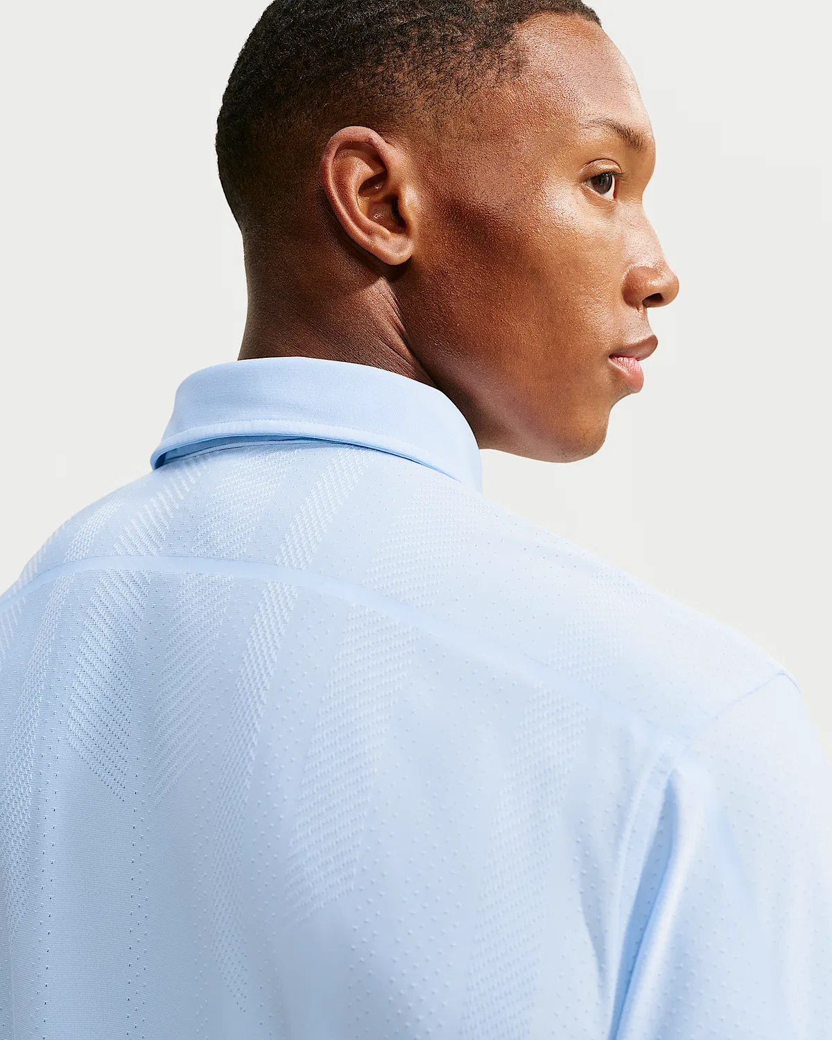 Мужское поло Nike Tailored Performance Dri-FIT Golf, Hydrogen Blue/Hydrogen Blue — фото 2