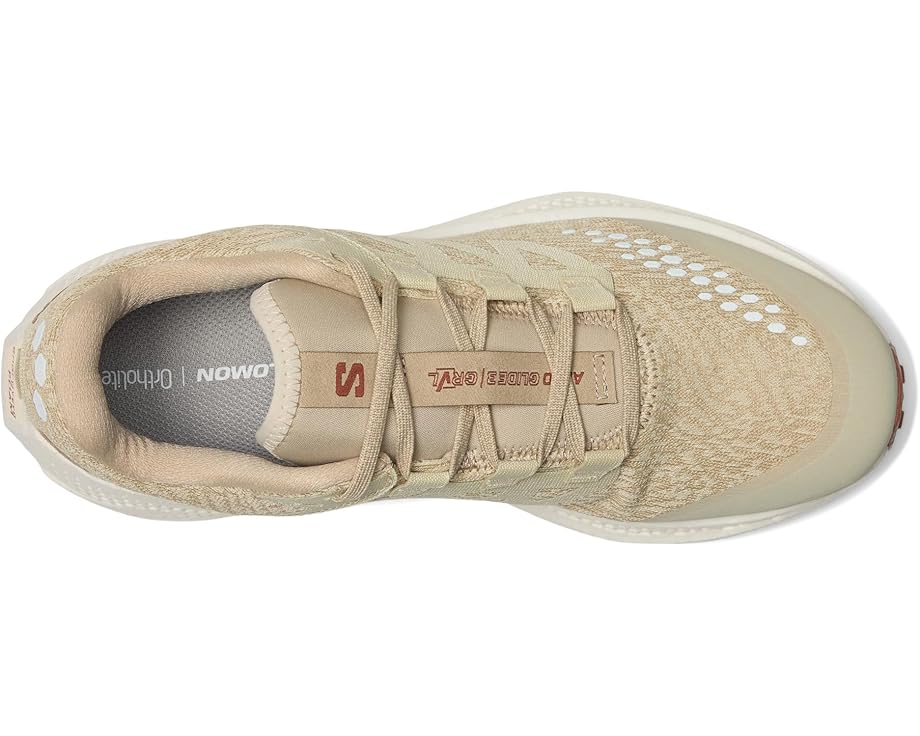 Кроссовки Salomon Aero Glide 3 Grvl, цвет Green Haze/Vanilla Ice/Russet — фото 2
