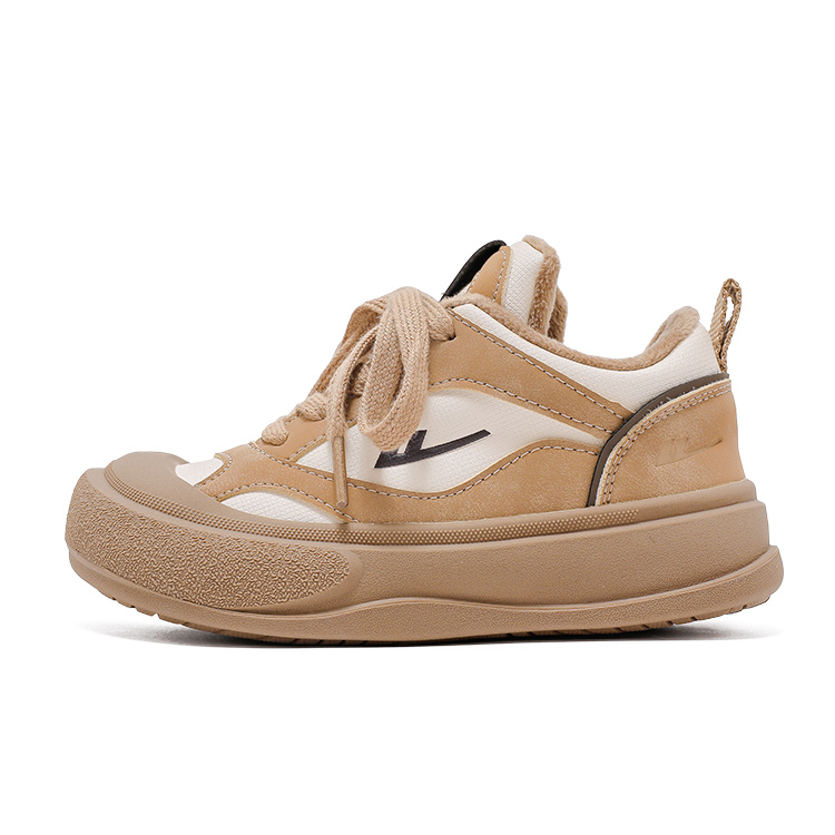 

Теплые детские скейтерские кроссовки Kids' WARRIOR, экрю/хаки (Fleece-Lined)