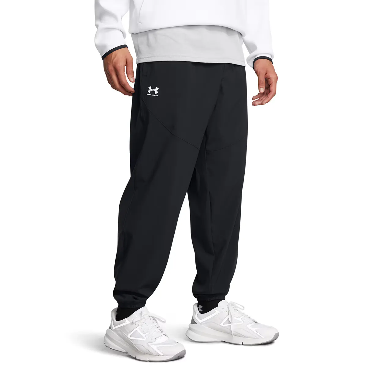 

Мужские повседневные брюки-джоггеры Under Armour UA Vibe Woven - черные, чёрный