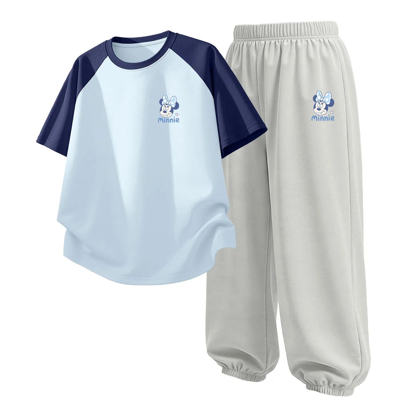 Детский спортивный костюм Casual Sportswear 2 Piece Set Disney, Di L Playful Nini K Sky Blue+Di L Playful Nini K Glacier Gray