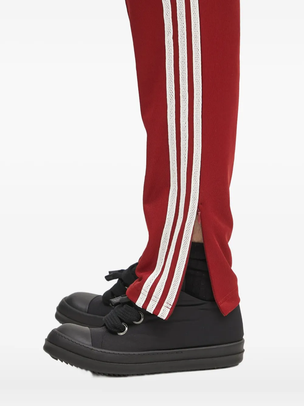 Декорированные спортивные брюки в полоску Adidas, красный — фото 4
