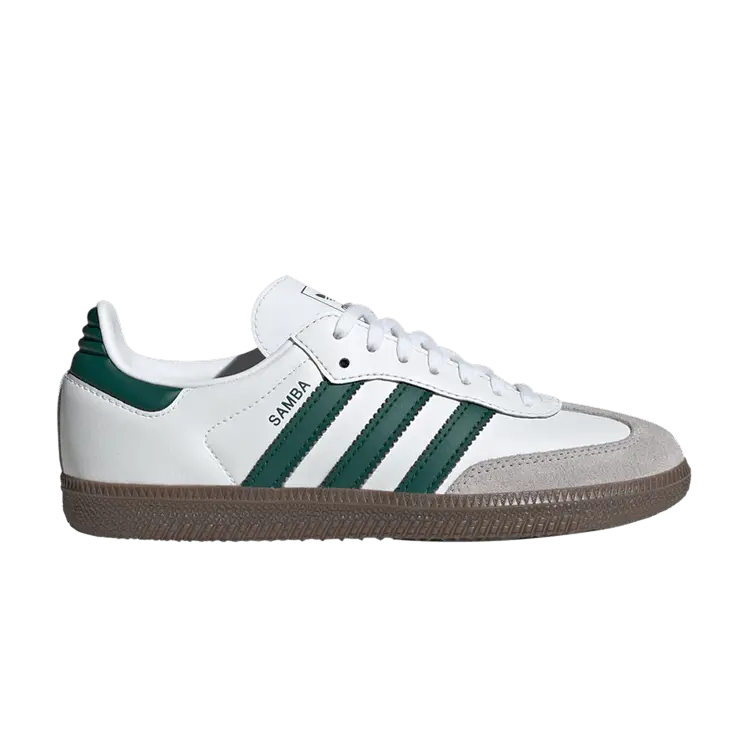 

Кроссовки Adidas Samba OG J 'Cloud White Green'