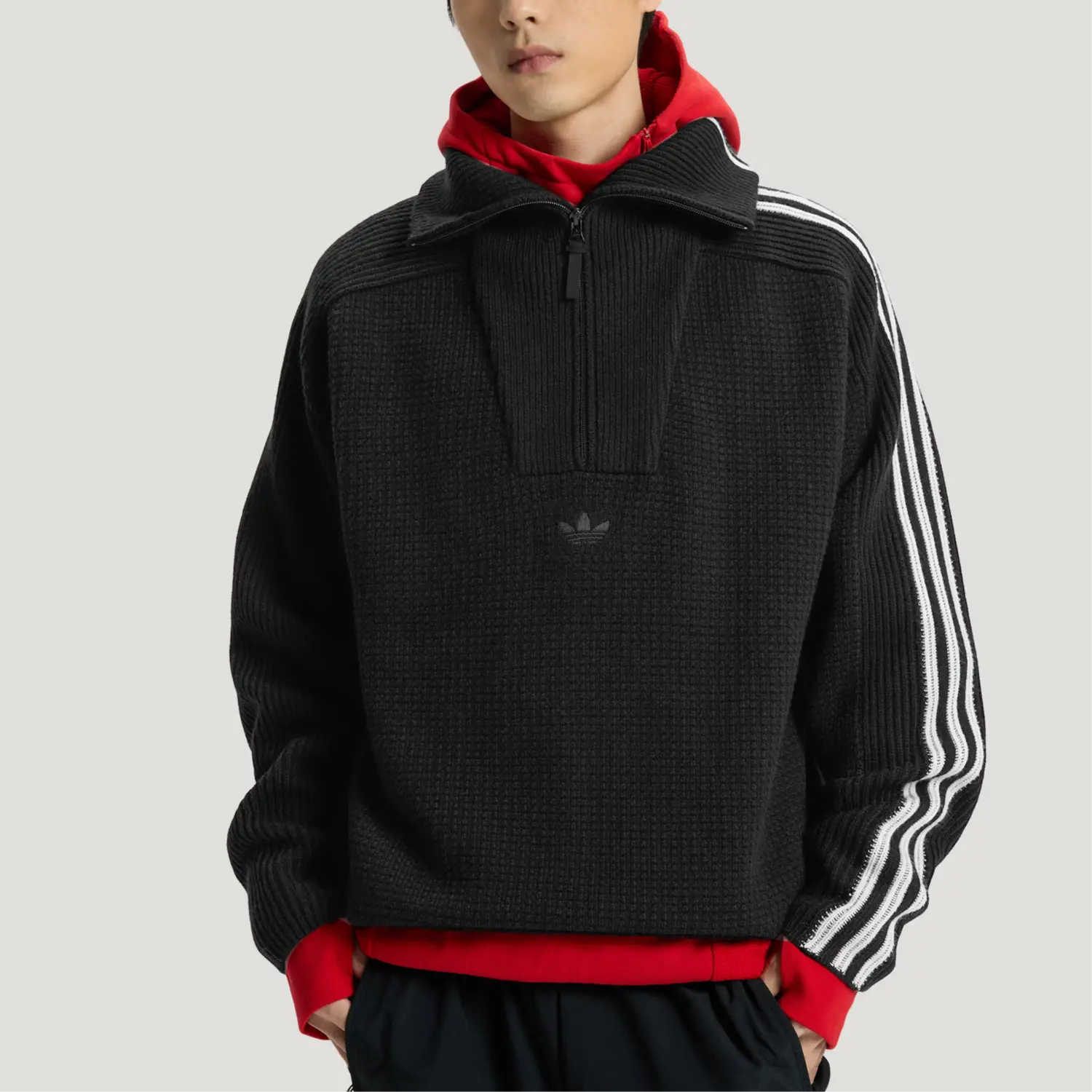 Свитер FW25 Unisex Adidas Originals, черный — фото 4