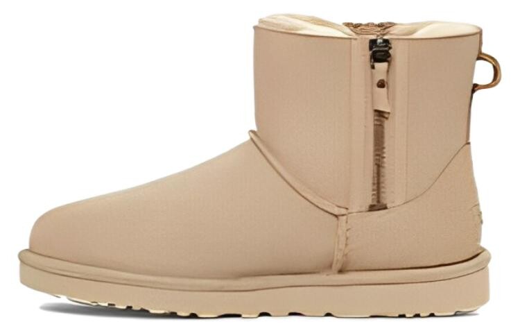 Ботинки зимние женские UGG на молнии, горчичный