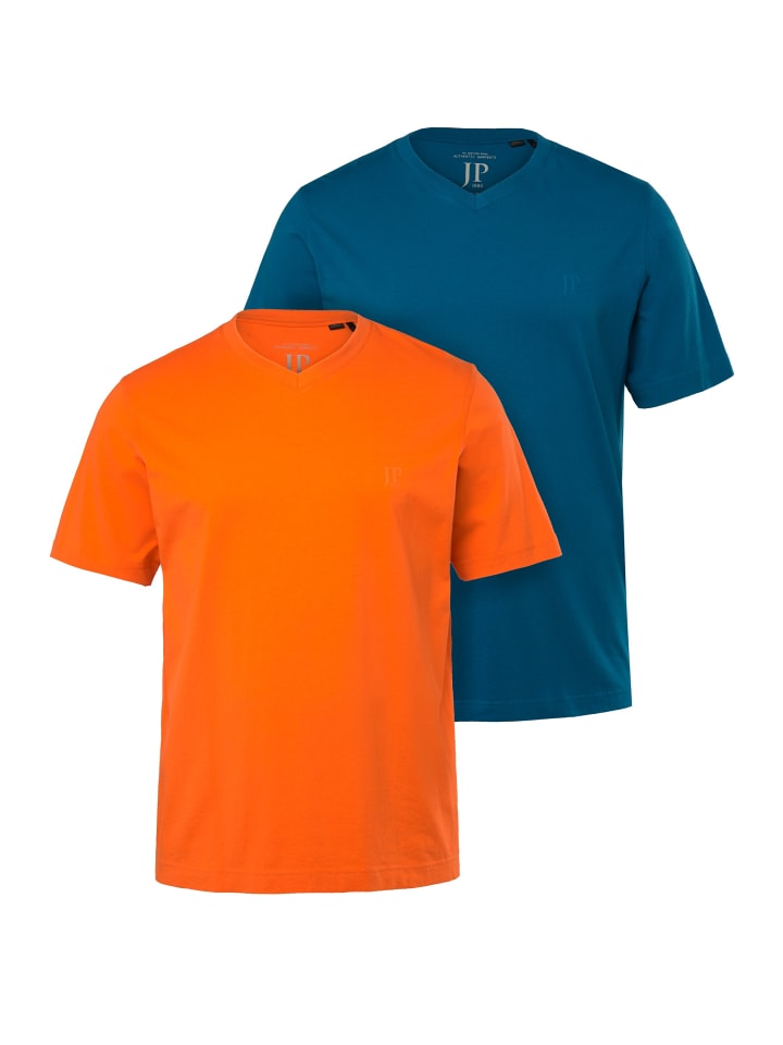 

Футболка с короткими рукавами цвета клементина JP1880