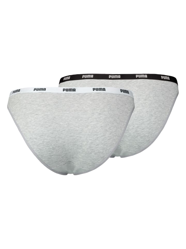 

Puma Комплект из 2 трусиков-бикини серого цвета