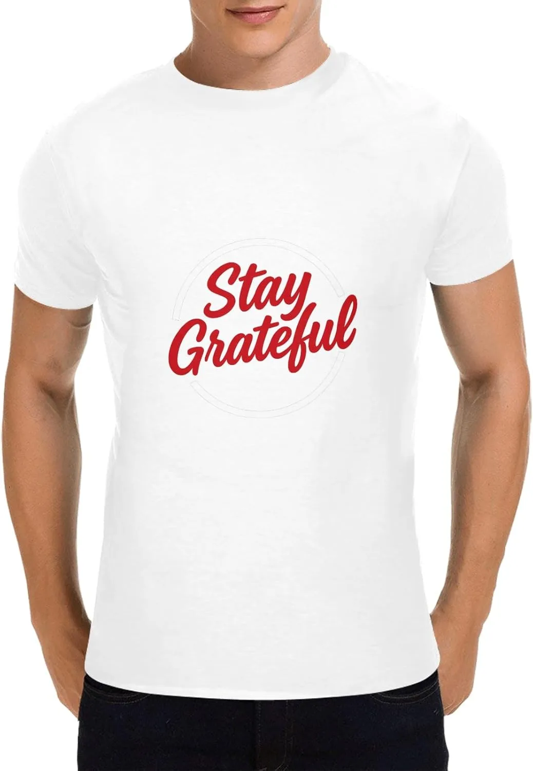 Футболка с принтом Positive Slogan, короткий рукав, crew neck — фото 2