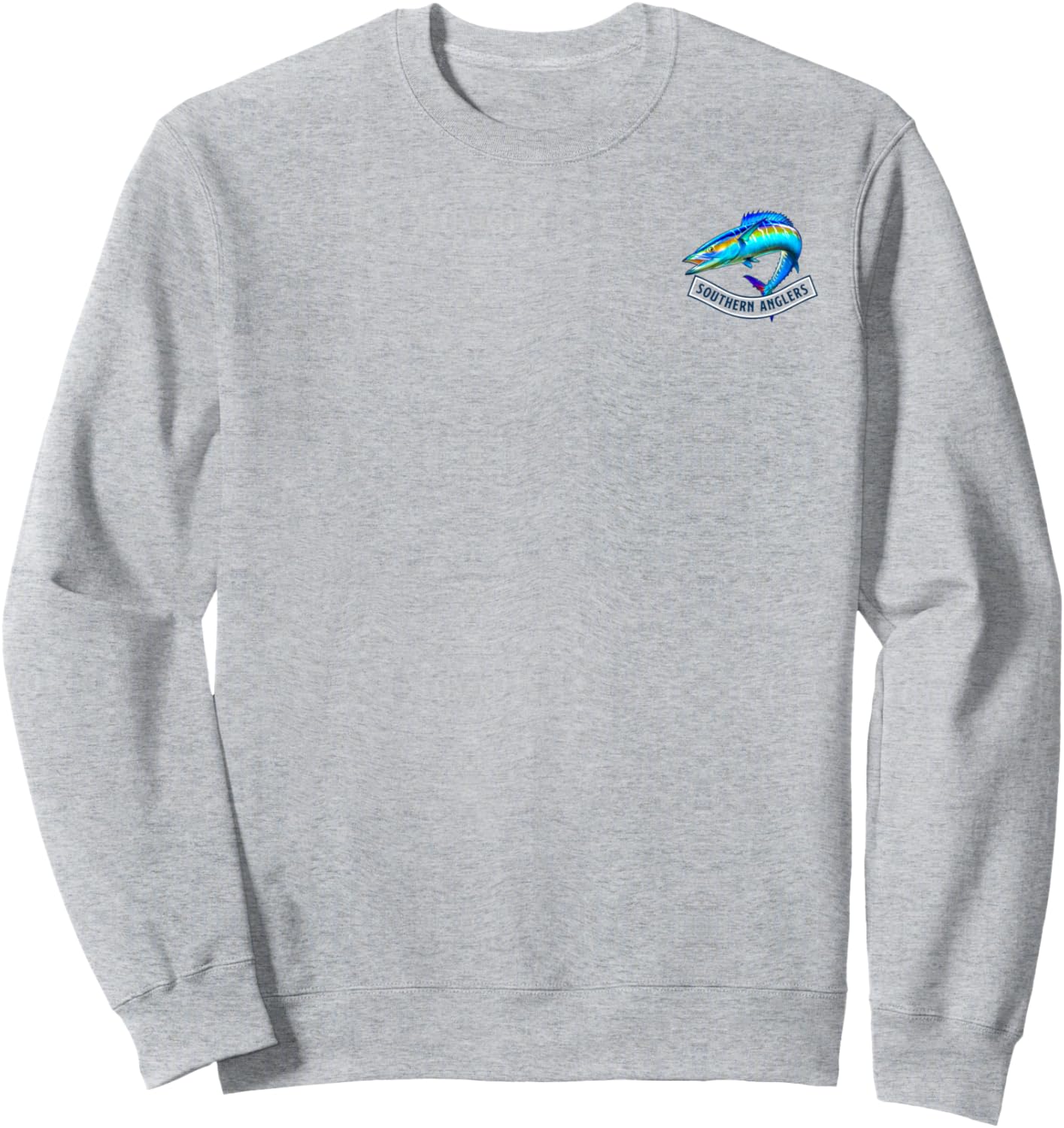 

Толстовка Southern Anglers Leaping Fish Circle, серая Trendy Apparel