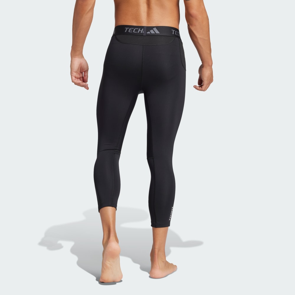 Тайтсы Adidas Techfit Compression Training 3/4 Tights, черный — фото 2