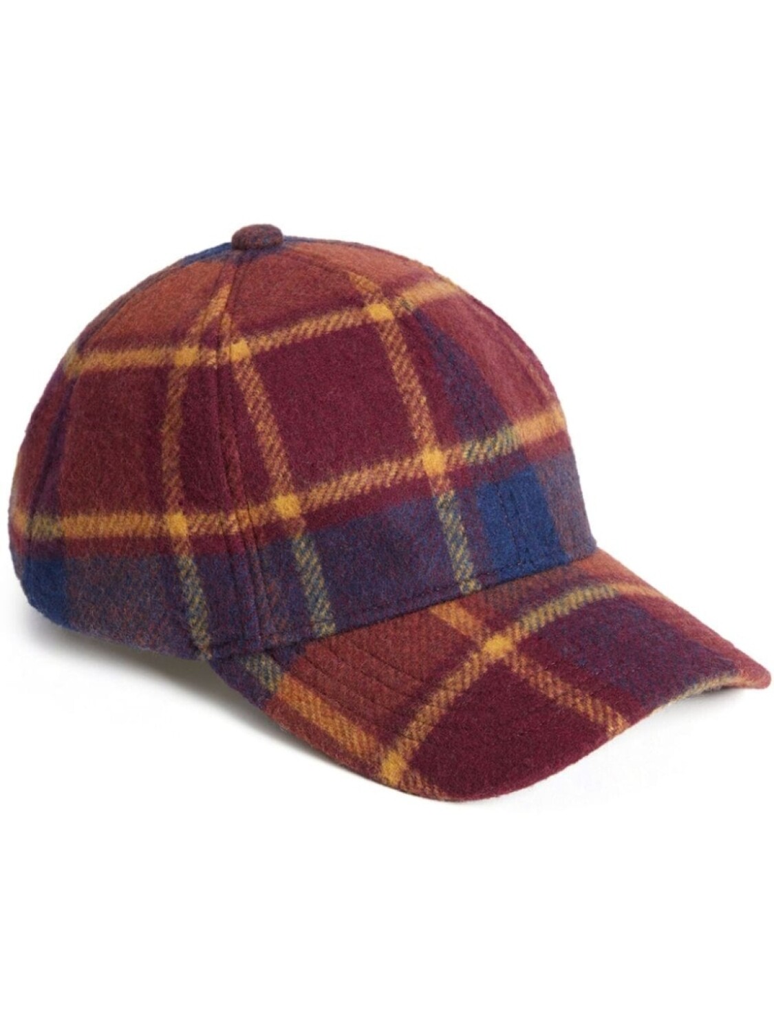 

Woolrich шерстяная бейсболка в клетку, красный