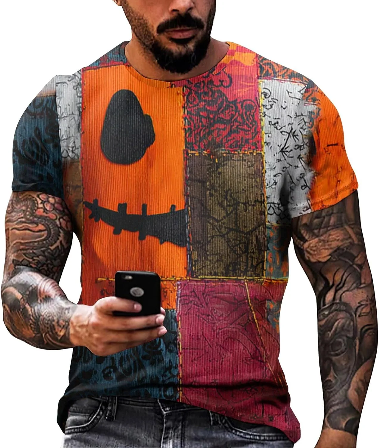 

Мужская футболка с принтом FlekmanArt