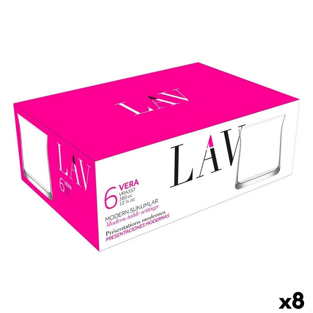 

Набор стаканов LAV Vera 360 мл 6 шт (8 шт)