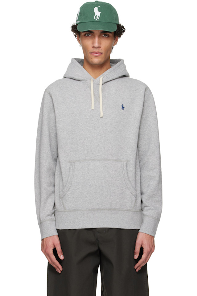 

Polo Ralph Lauren Серая флисовая толстовка 'the rl'