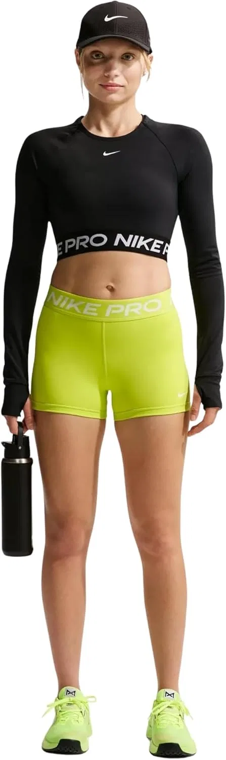 Шорты тренировочные Nike, женские, цвет Pace Green