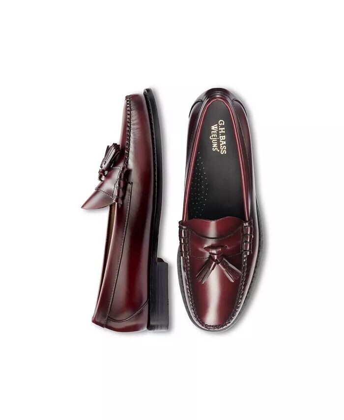 GHBASS Мужские мокасины Lennox Tassel Weejuns Comfort GH Bass, красный — фото 4