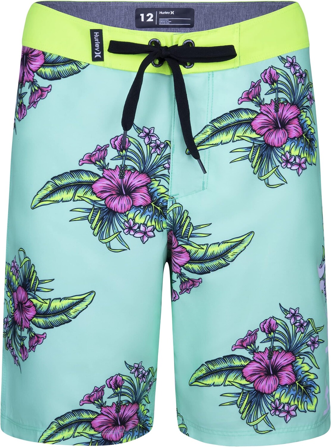 

Шорты для плавания Hurley Floral Boardshorts, цвет Green Glow